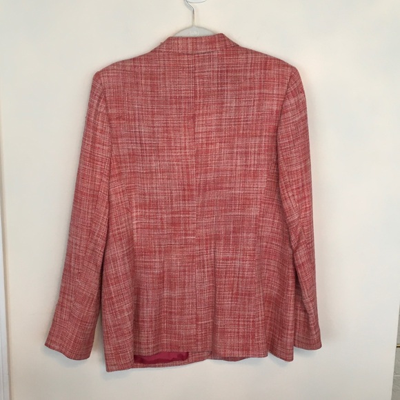 Alfani Women's Textured Coral Blazer - Picture 4 of 4